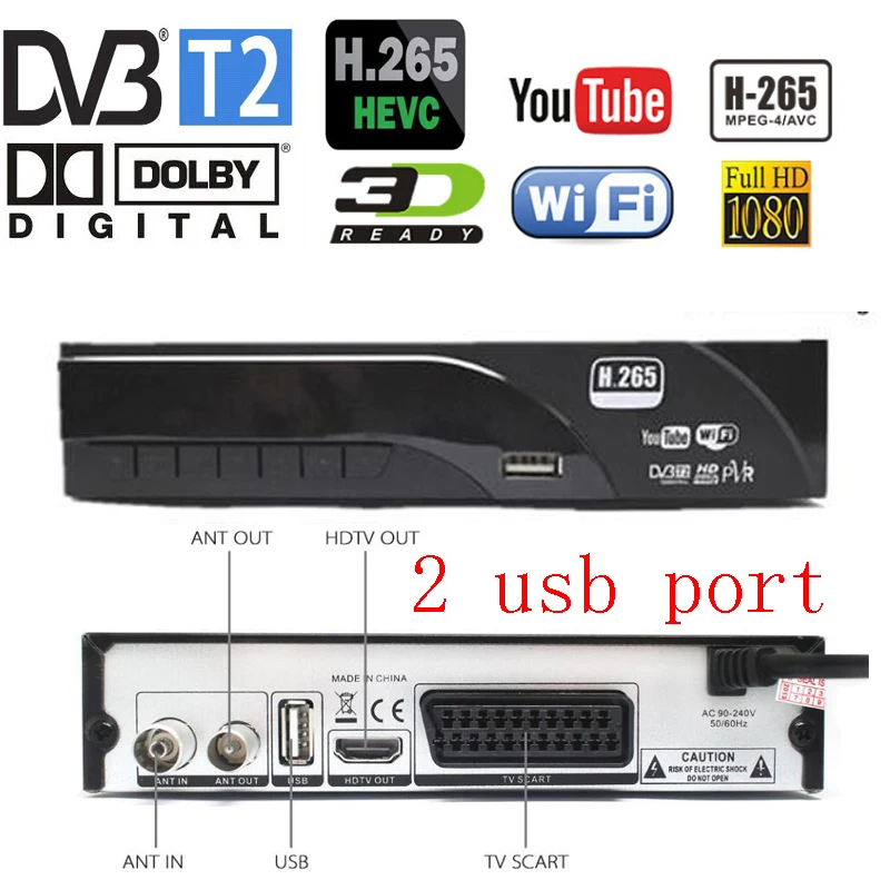 DVB-T2 цифровой ресивер поддерживает H.265/HEVC h265 Hevc Dvb t2 Youtube Dolby Ac3 Лидер продаж голландская Германия чешский и т. Д