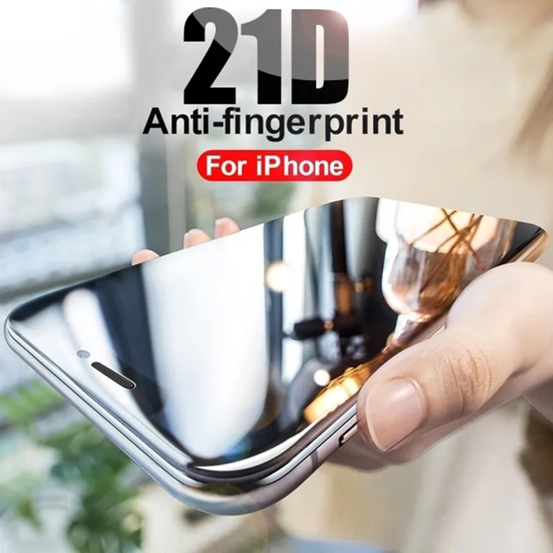 21D полное покрытие закаленное стекло пленка для iPhone 7 Plus 11 Pro Max XS Защита экрана 8 6 6S