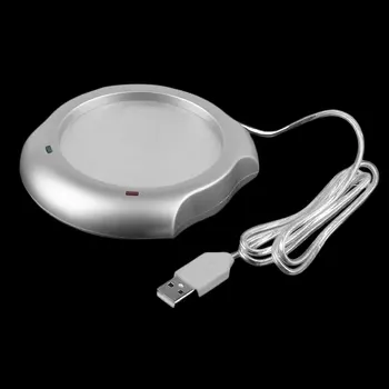 

Fashionable USB Insulation Coaster Heater Heat Insulation Electric Multifunctional Coffee Cup Mug Mat Pad Home Office Accessory