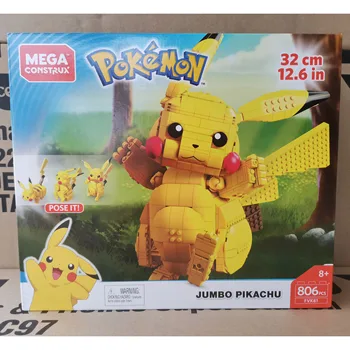 

Meigao Childrens Fighting Insert Small Particles I Building Blocks Educational Toys Over 8 Years Old Pokemon Giant Pikachu FVK81