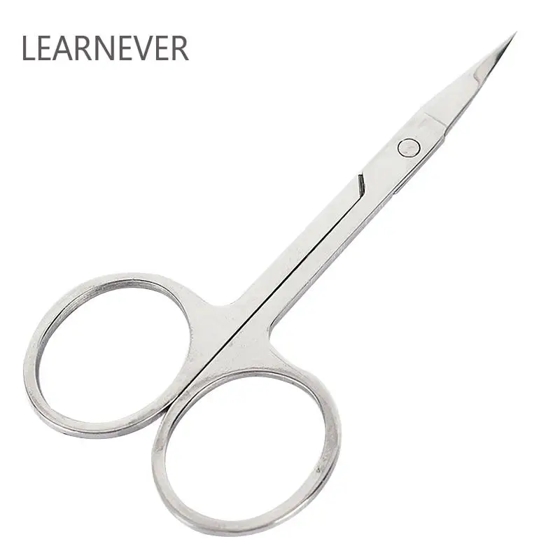 

Stainless Steel Curved Pedicure Scissors Nail Cuticle Nipper Nail Dead Skin Eyebrow Scissors Remover Beauty Makeup Tool