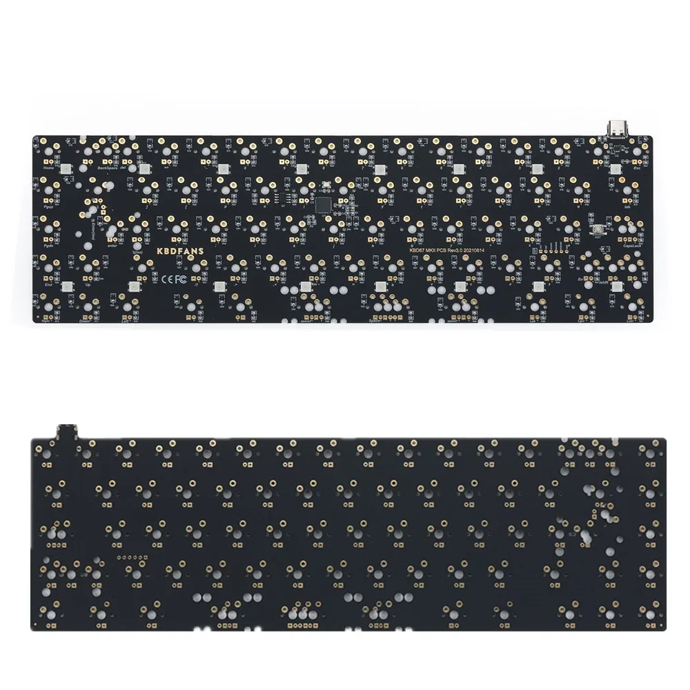 KBD67 Mark II V3 Hot Swap PCB 67 keyboard PCB RGB