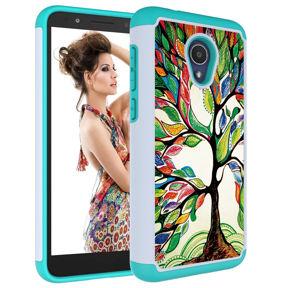 Роскошный противоударный блестящий чехол для телефона Alcatel A30 Tetra 1X Evolve TCL LX IdealXtra