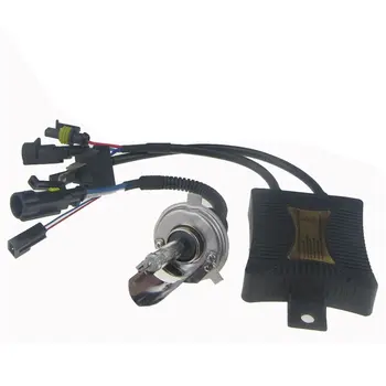 

55W Super Bright H4 HID Kits Bi Bulb 3000K 4300K 5000K 6000K 8000K 10000K 12000k Motorcycle Xenon HID Conversion Kit