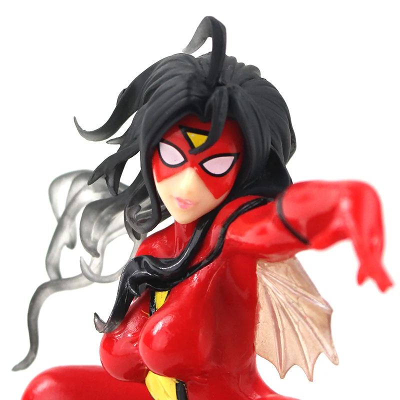 14cm Bishoujo Statue Spider-Woman Action Figure 1/7 Scale Spider Woman PVC Collectible Figurines Model Toy gifts