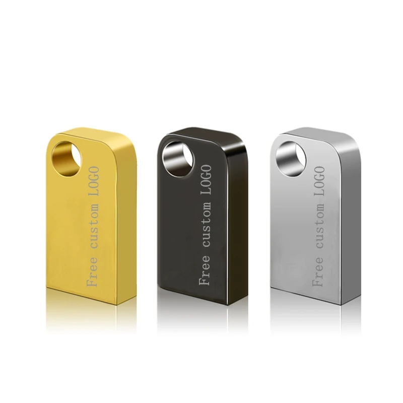 Waterproof flash disk USB memory stick 64gb Metal USB Flash Drive 32gb 128gb Pendrive 16gb pen drive 8gb u disk Free custom LOGO (1)