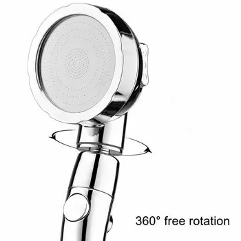 

3 In 1 High Pressure Showerhead Handheld Shower Head Rainfall With ON/Off Pause Rainfall Gad Adjustable Universal Bathroom Hand