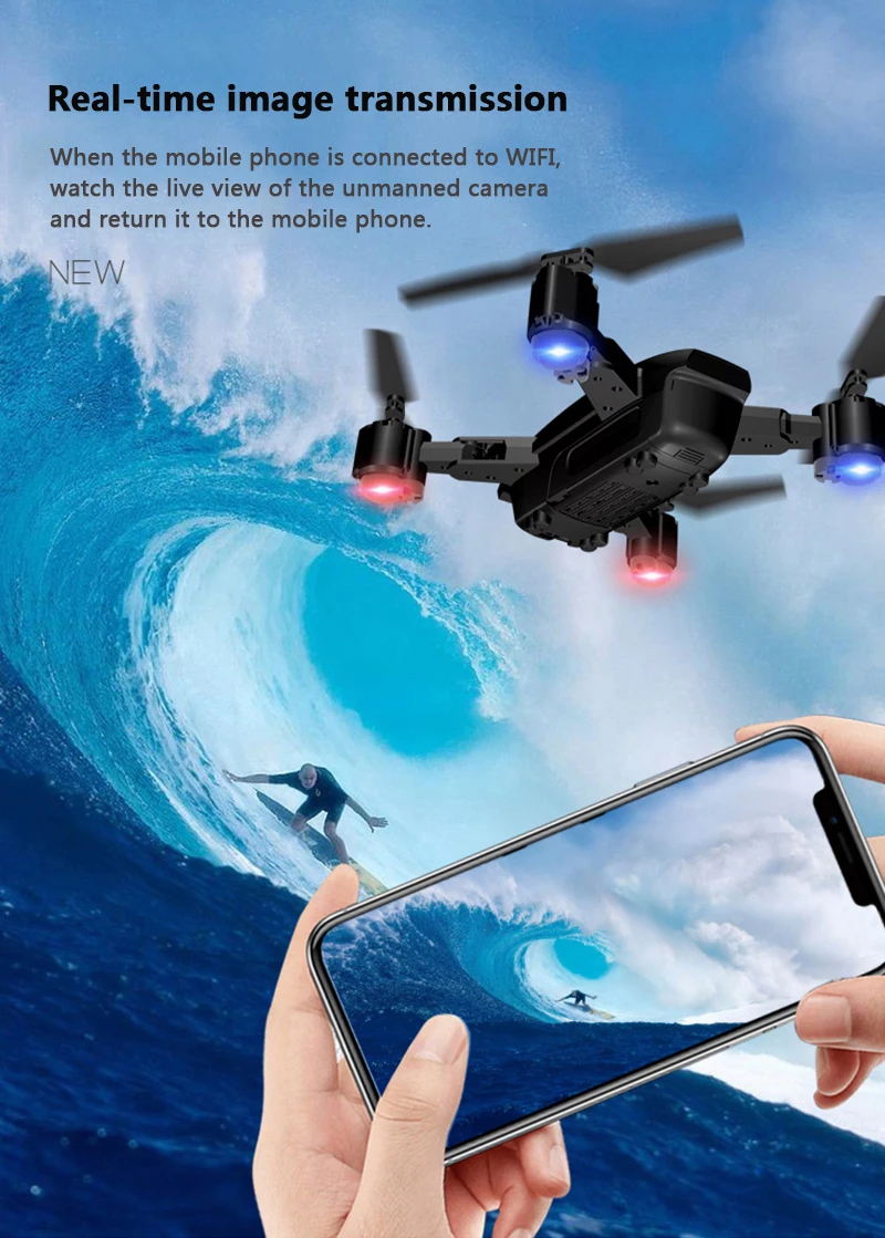 Мини-Дрон с gps HD 4k 1080p 5G wifi FPV RC Дрон Квадрокоптер с фиксированной высотой управляемый на расстоянии 15 минут 300 м Дрон с Ариэль