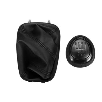 

6 Speed Gear Shift Knob Gaiter Boot Cover for SAAB 93 9-3 SS 2003-2012 55566207 55353898