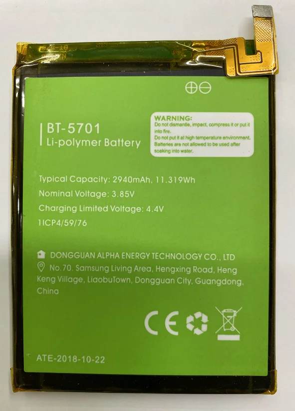 HST New Battery 2940mAh BT-5701 Full Replacement For LEAGOO S8 BT 5701 BT5701 5.72inch MTK6750T Mobile Phone Batteries | Мобильные