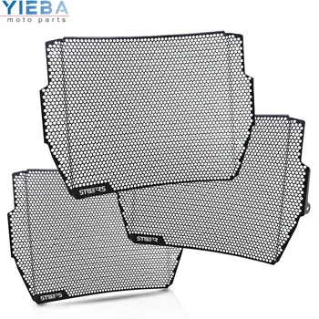 

Black Motorcycle Accessories Radiator Grille Guard Cover Radiator For Triumph Street Triple R Radiator Guard 2017 2018 2019 2020
