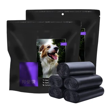 

75 pcs/lot Dog Poop Bag for Dog Pets Waste Garbage Bags Carrier Biodegradable Clean-up Bag Waste Pick Up Clean Bag For Dog