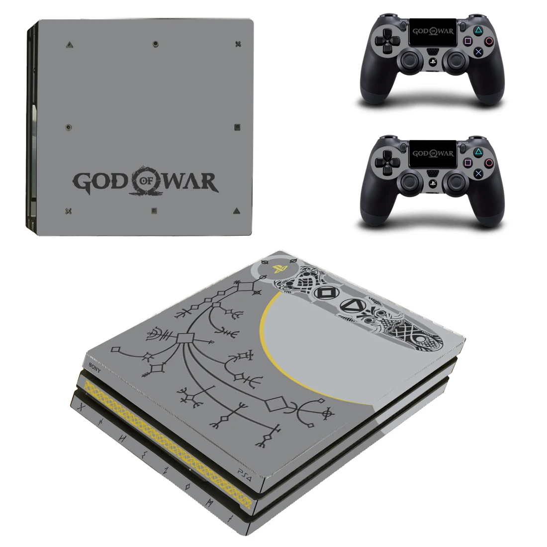 Controller Film | Playstation 4 Pro Sticker | Ps4 God War - 4 Decal - Aliexpress