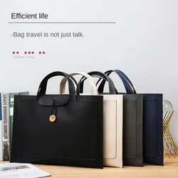 Emarald Korean Version Of The Simple Hand Bag Female Handbag File Bag Ol Business Office Bag Briefcase Laptop Bag