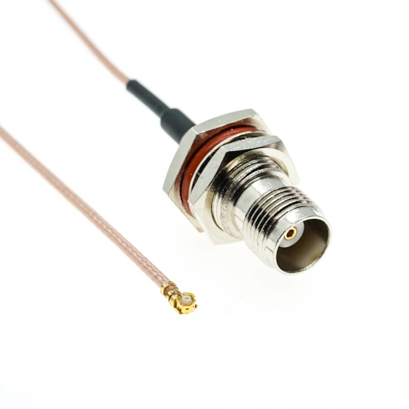 IPX IPEX UFL U.FL к TNC прямая перегородка гайка соединитель RF RG178 кабель отрезок