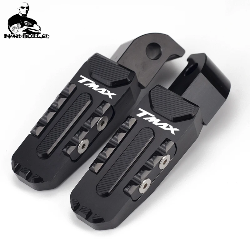 Motorcycle Rear Foot Peg Footrest CNC Rear Passenger Footrests For Yamaha Tmax 500 T-max 530 sx dx 2012-2019 2018 T Max XP500 (1)