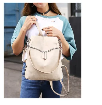 

2020 New Korean Backpack Women's Casual Fashion Large-capacity Ladies Backpack