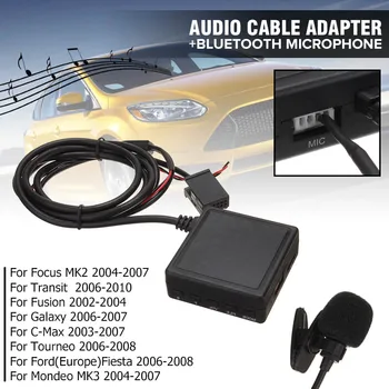 

HIFI Audio Car bluetooth 5.0 Module AUX Microphone Cable Adapter Radio Stereo bluetooth Module Aux Cable For Ford for Fiesta