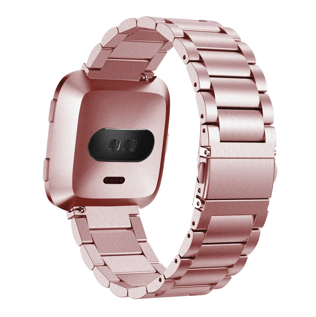 Для Fitbit Versa Lite из нержавеющей стали хотите ремешок Ремешок Браслет замена Смарт-часы аксессуары#822