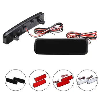 

2x LED Rear Bumper Reflector Tail Light Reverse Brake Stop Light Lamp for Ford Transit Van Custom Connect Tourneo 2013 - UP