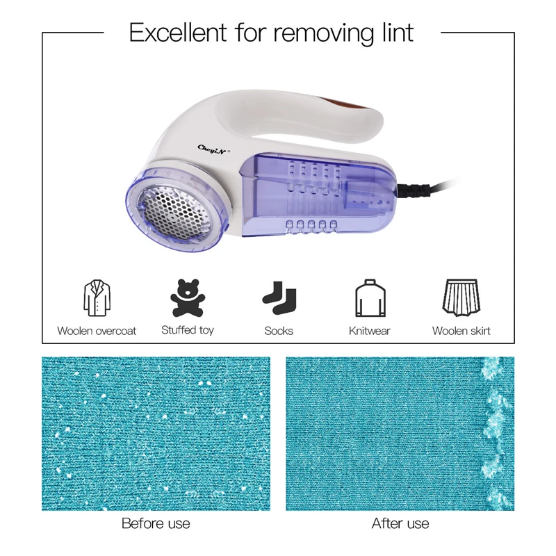 Electric Clothes Lint Remover Fuzz Pills Shaver Sweaters Curtains Clothing Lint Pellets Cut Machine Pill Remover Clothes Trimmer