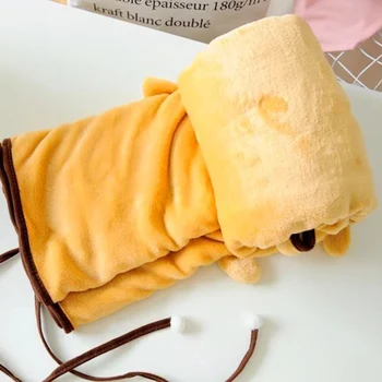 

Cartoon Shiba Inu Folding Air Conditioning Blanket Lunch Break Blanket HKS99