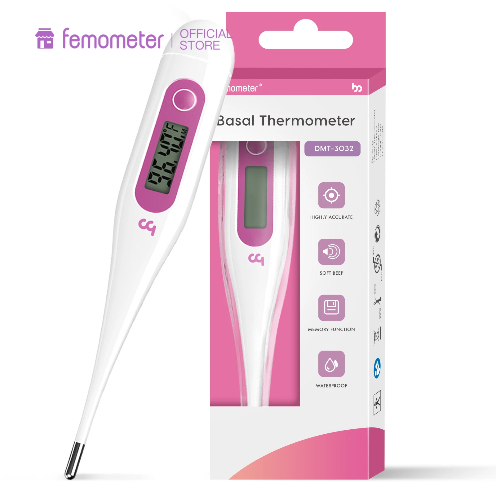 Tahiti Missionar Konfrontieren femometer thermometer Im Original Rohr