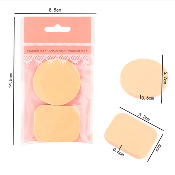 

2PCS Spong Cosmetic Puff Makeup Sponge Powder Puff Smooth Foundation Sponges for Lady Make Up Tools Drop Shipping
