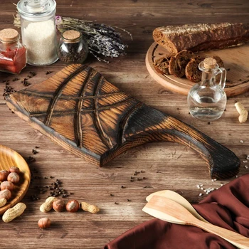 

Serving board "Old Prague", 45 x 20 cm, solid oak