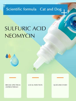 

CHZK Pet dogs cats eye drops pet eye drops to tear marks clean in addition to eye shit antibacterial anti-inflammatory keratitis