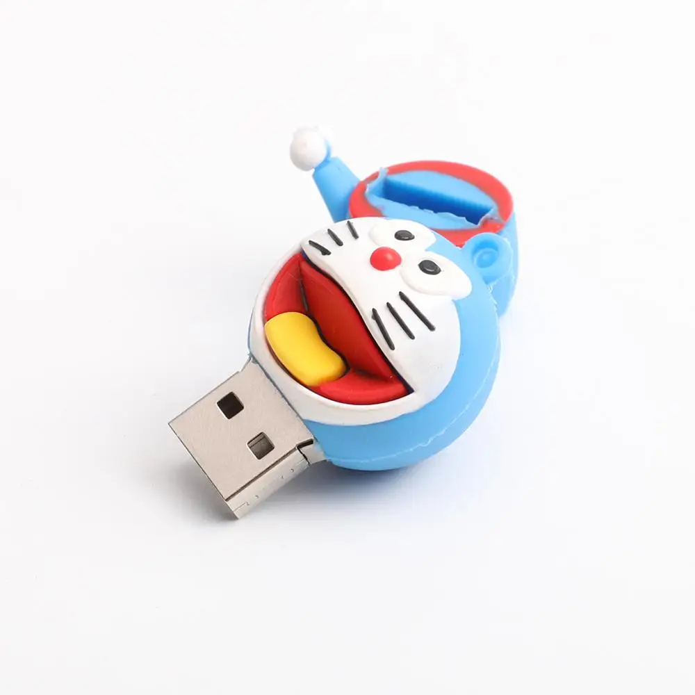 Doraemon USB флеш-накопитель анимационный драйвер ручки 8 ГБ 16 ГБ 32 ГБ 64 Гб 128 ГБ маятник USB2.0 флеш-накопитель карта памяти