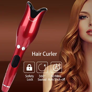 

Electric Hair Curler Rose-Shaped Curlers Rotating Curling Automatic Spin Curl Salon Ceramic Hair Styling Tools Magic Wand Curler
