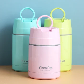 

VandHome Portable Thermal Lunch Box For Kids School 304 Stainless Steel Food Containers With Spoon Leakproof Bento Box Food Box