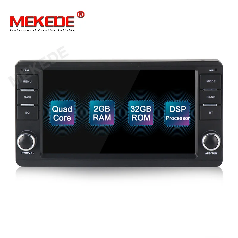 MEKEDE 7 дюймов Android 9,0 2+ 32G DSP автомобильный dvd-плеер для Mitsubishi Outlander Мультимедиа gps навигация wifi BT - Цвет: 32G CAR DVD