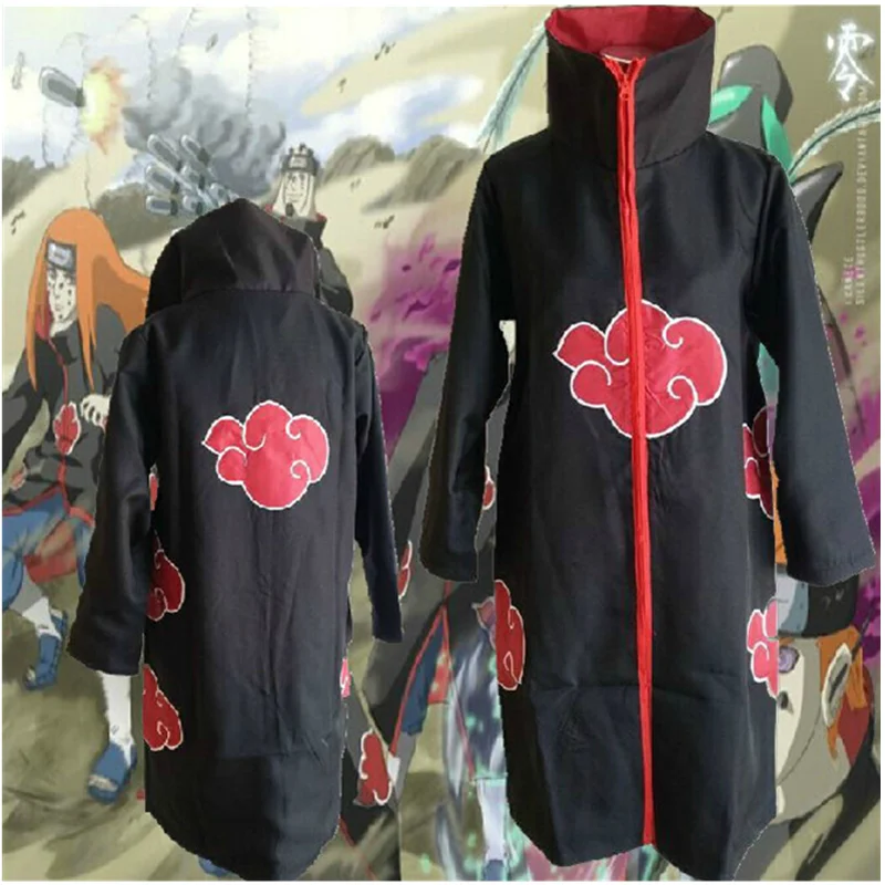 

Venta Caliente Anime Naruto Akatsuki/Uchiha Itachi Cosplay Halloween fiesta de Navidad disfraz Capa