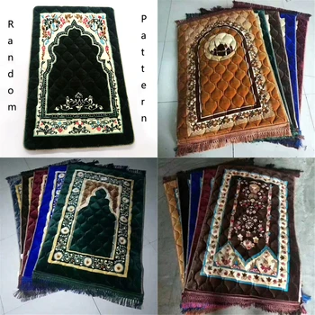 

80*120cm Islamic Muslim Prayer Mat Salat Musallah Prayer Rug Tapis Tapete Banheiro Sejadah Gebu Tebal Lembut King Size Besar