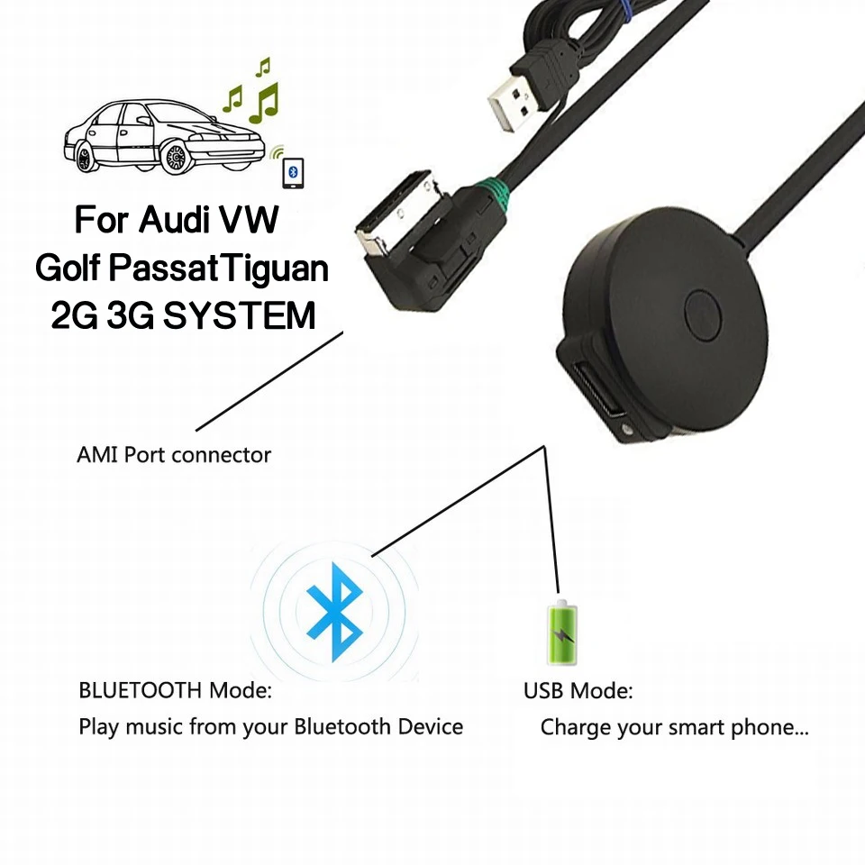 Car 2g 3g Bluetooth Usb Adapter Mdi Ami 