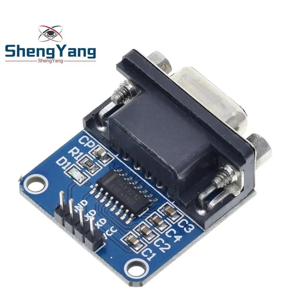 RS232 To TTL Converter Module Serial Module DB9 Connector 3.3V-5.5V Arduino TCA