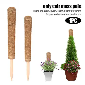 

Totem Stick Home Garden Creepers Plants Support Grow Household Stake Frame Climbing Extension Vine Coir Moss Pole Yard Indoor