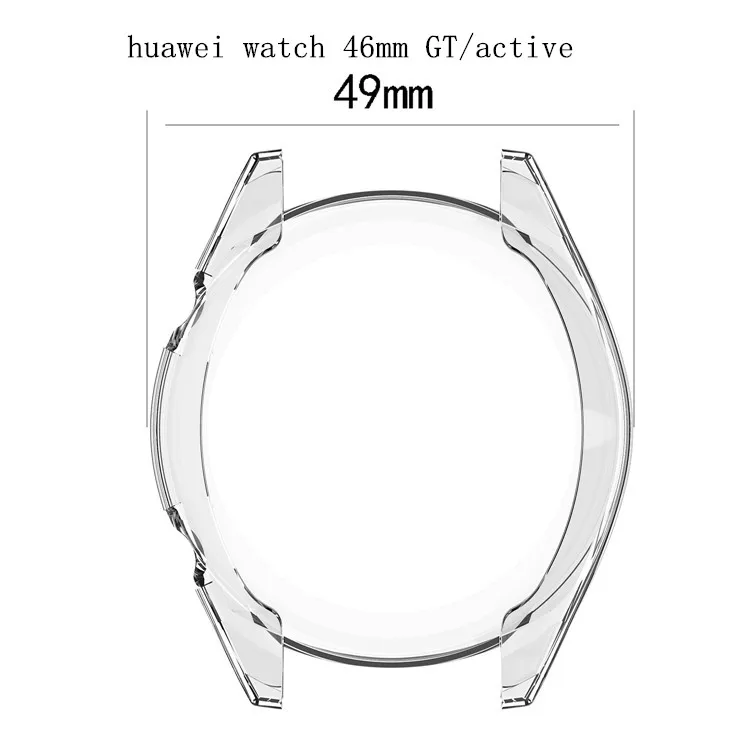 ТПУ Тонкий Смарт-часы защитный чехол для huawei Watch GT Active/элегантная оправа против царапин оболочки Smartwatch аксессуары