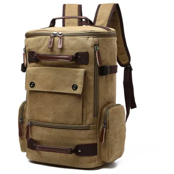 

Men Laptop Backpack Canvas School Bag Travel Backpacks Notebook Bagpack Knapsack Bags New AIC88