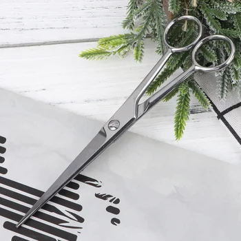 

7 Inches Professional Haircut Scissor Straight Cut Scissor Salon Accessories Hair Styling Tools for Barber Home DIY Hairdressing