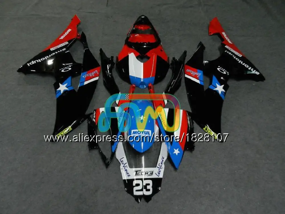 YZF-600 для YAMAHA YZF R6 YZF600 YZFR6 08 13, 14, 15, 16 лет 75BS. 163 YZF 600 R 6 YZF-R6 Синий Красный blk 2008 2013 обтекатель - Цвет: No. 31