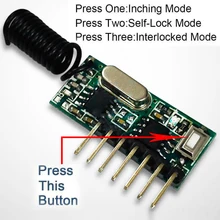 3mA беспроводной пульт дистанционного управления Модуль приемника электрическое клонирование ворота