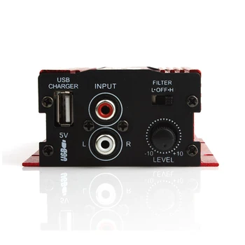 

Mini Hi-Fi Subwoofer Stereo Audio Amplifier Amp Car Motorcycle Boat 2 Channels