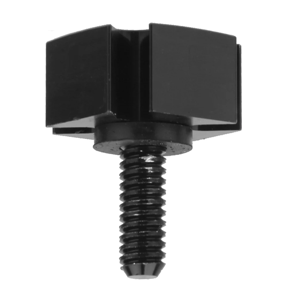 1/4'' Aluminum Cross Seat Mount Bolt Screw Cap For Harley Sportster-Black
