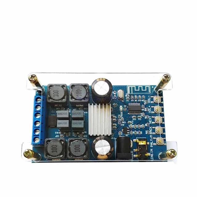 

A14-- TPA3116 50W 2.0 Audio Wireless For Bluetooth Stereo HIFI Digital power amplifier Board With Shell
