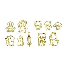 Special Price DIY Metal Frame Jewelry Pendant Necklace Gold Cute Cartoon Dog Hollow Border 634D Special Price DIY Metal Frame Jewelry Pendant Necklace Gold Cute Cartoon Dog Hollow Border 634D
