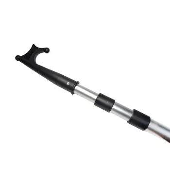 

Telescopic Boat Hook for Docking, Heavy-Duty Design, Rust-Resistant Aluminum, 3-Stage Pole (Length: 3.5-7.6 Feet)