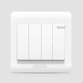 

Switch socket panel switch wall four open fluorescent Double control / Single control